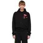 McQ Alexander McQueen Black Varsity Hoodie