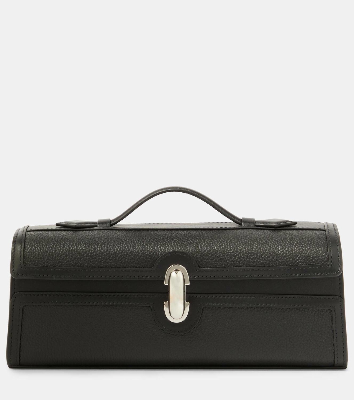 Savette Symmetry Pochette Slim leather tote bag Savette