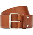 A.P.C. - 4cm Brown Leather Belt - Brown