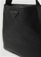 Prada - Triangle Plaque Tote Bag in Black