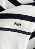 Frame Striped Cotton-blend Sweatshirt Navy