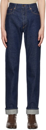 Maison Margiela Navy Stitch Jeans