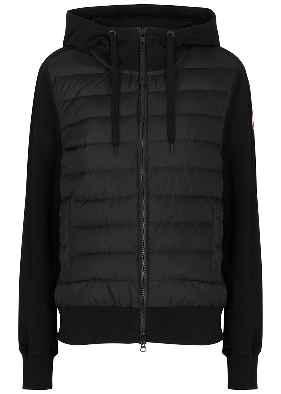 Canada Goose Hybridge Muskoka Cotton and Shell Jacket Black Canada Goose