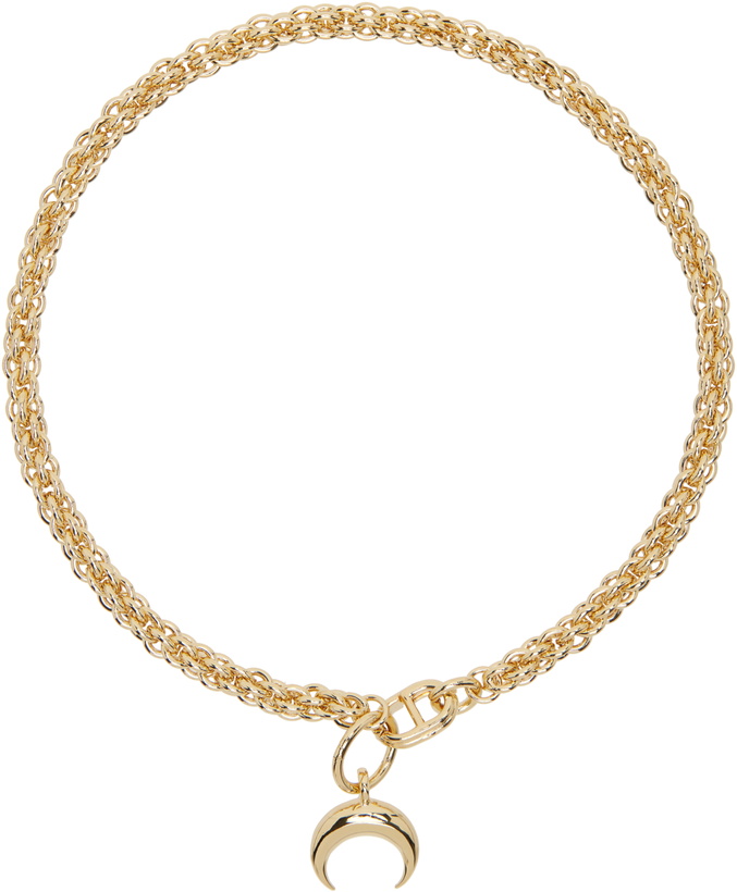 Photo: Marine Serre Moon Braided Chain Necklace