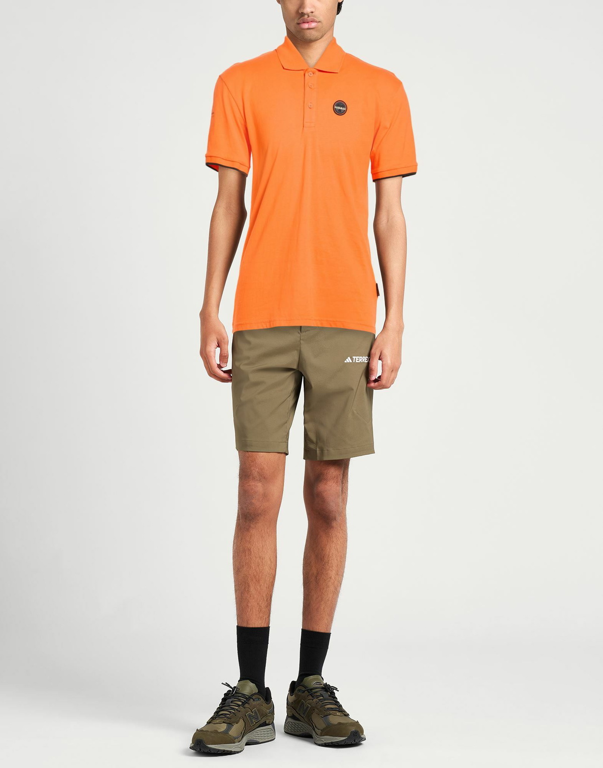 Napapijri Mens Polo shirt in Orange