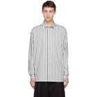 Sunnei Grey Striped Overshirt