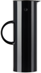 Stelton Black Vacuum Jug, 1L