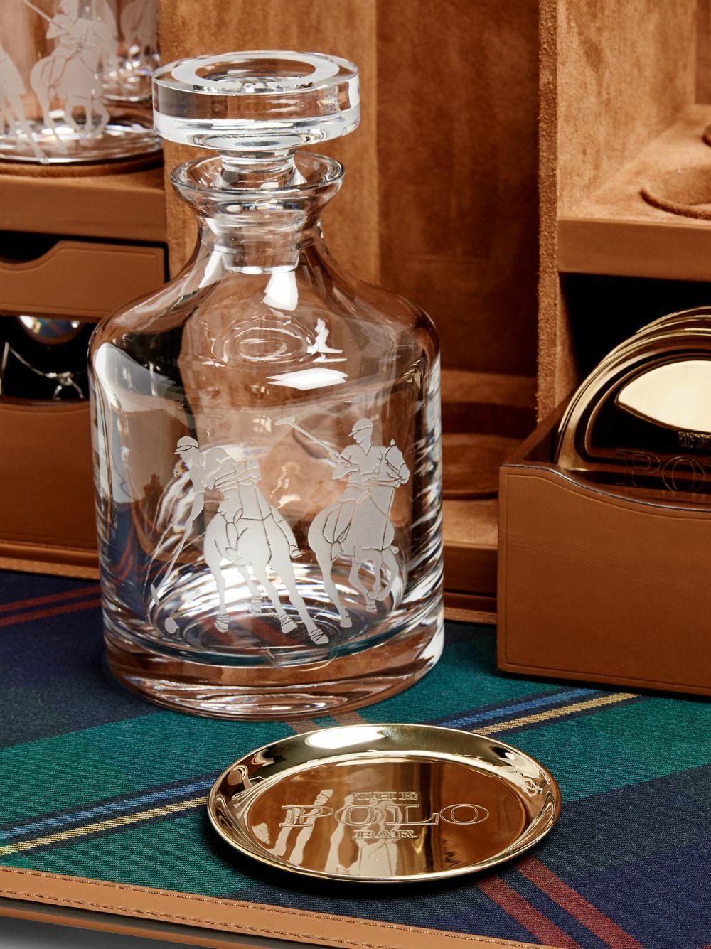 Ralph Lauren Home Brown Kipton Mixologist Box
