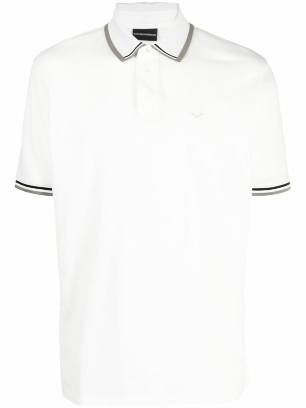 Photo: EMPORIO ARMANI - Cotton Polo Shirt