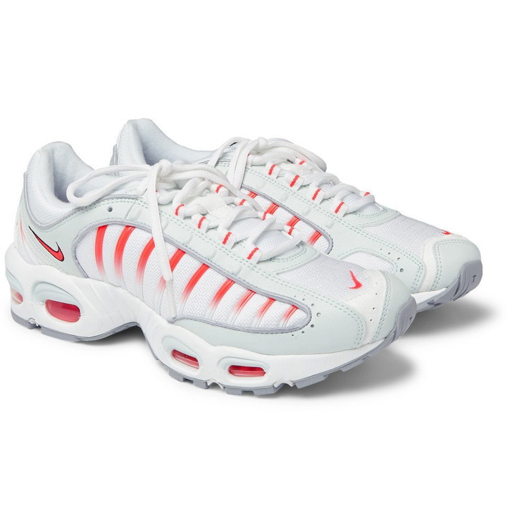 Photo: Nike - Air Max Tailwind IV Mesh and Leather Sneakers - White