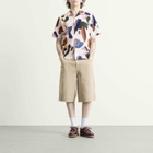 Wax London Men's Didcot Abstract Shapes Vacation Shirt in Ecru/Multi