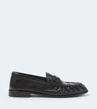 Saint Laurent Le Loafer Supple leather penny loafers