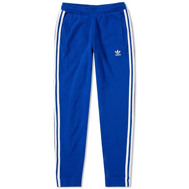 Photo: Adidas 3 Stripe Sweat Pant Blue