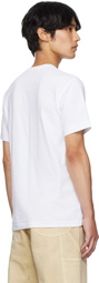 COMME des GARÇONS PLAY White Big Blue Heart T-shirt