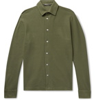 Loro Piana - Cotton-Piqué Shirt - Green