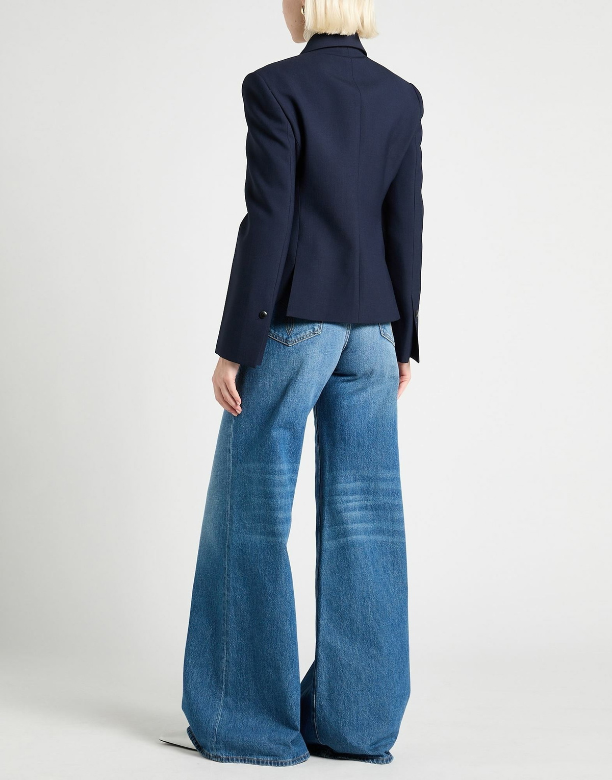 Ferragamo Womens Blazer in Navy