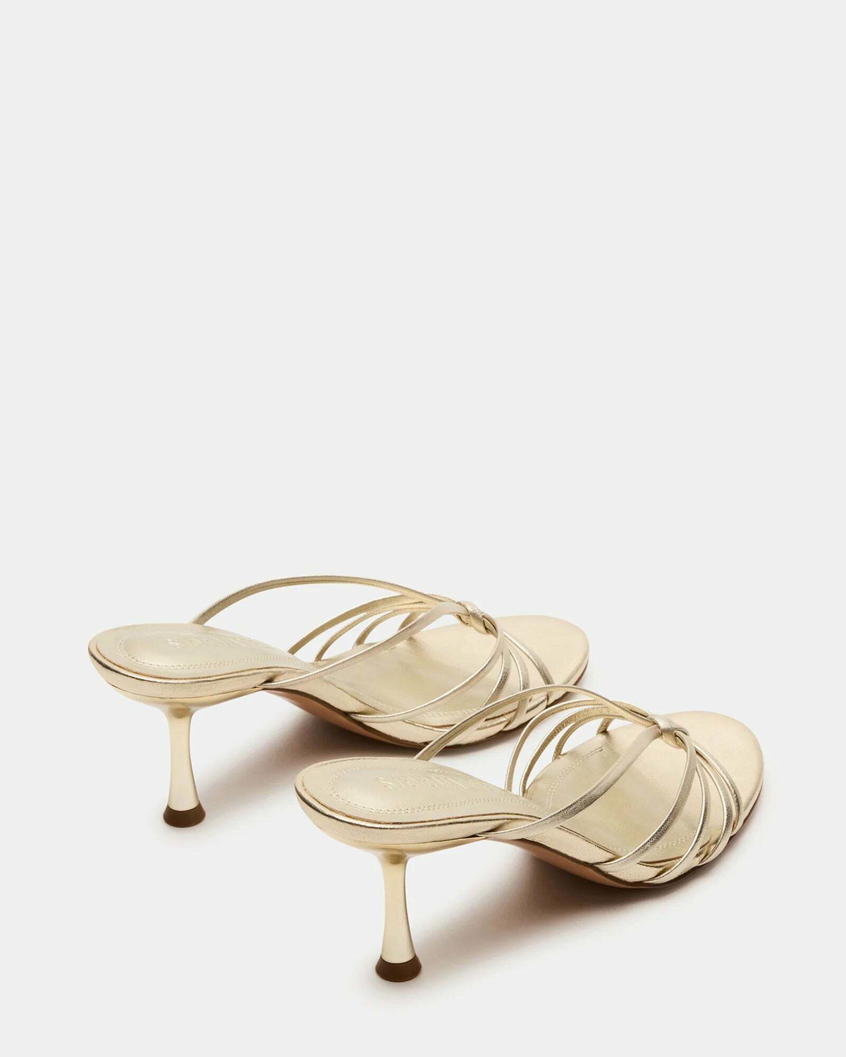 Steve Madden Edna Heels in Gold