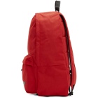 MSGM Red Logo Print Backpack