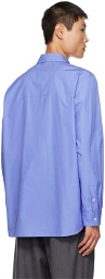 ATON Blue Broad Shirt