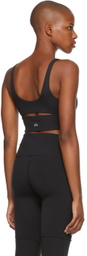 Alo Black Slit Sports Bra