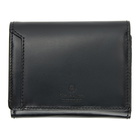 Master-Piece Co Black Notch Trifold Wallet