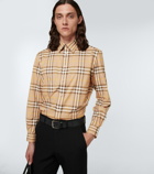 Burberry - Checked cotton poplin shirt