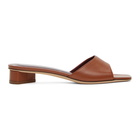 Staud Brown Simone Mules