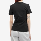 Calvin Klein Women's Monologo Slim T-Shirt in Ck Black