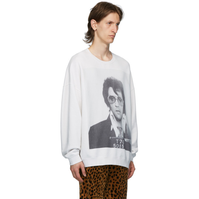 R13 Grey Elvis T 70 Oversize Sweatshirt R13