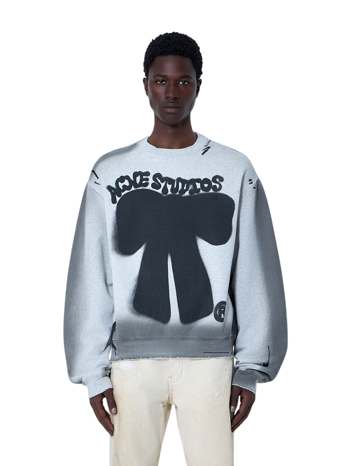 Acne Studios Fin Circle Logo Crew Sweat Acne Studios Acne Studios Fin Circle Logo Crew Sweat Acne Studios