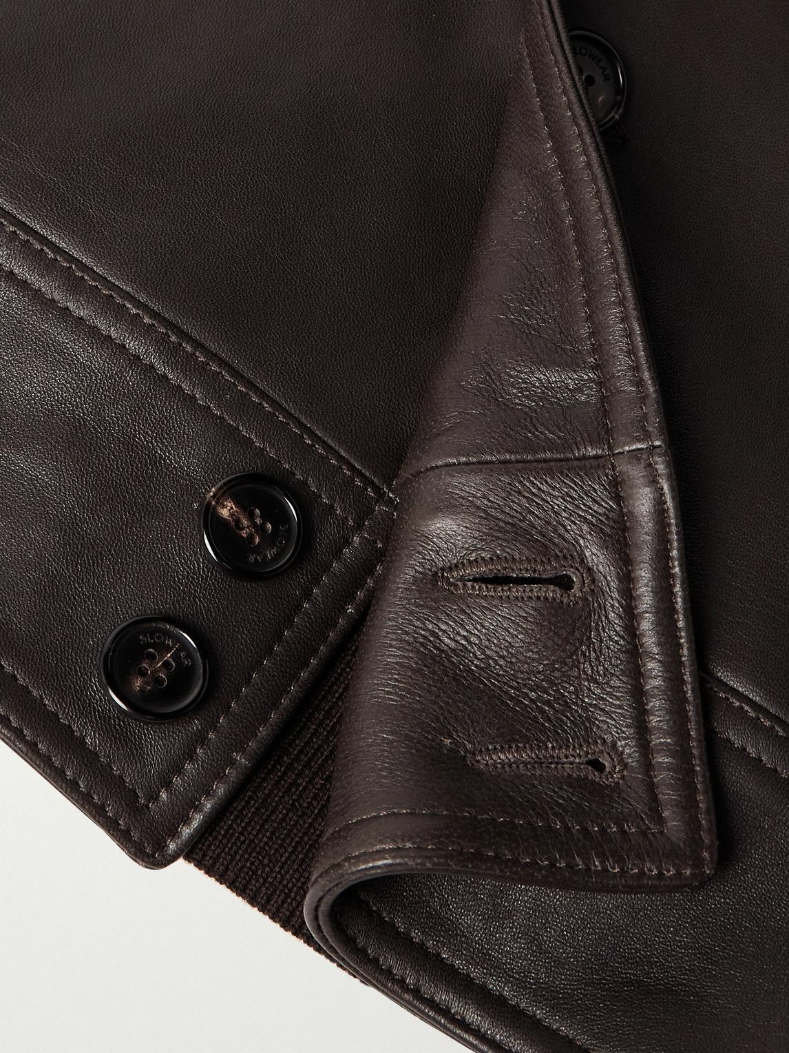 Incotex - Leather Jacket - Brown