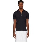 PS by Paul Smith Navy Cycle Stripe Zip Polo