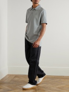 Canada Goose - Beckley Logo-Appliquéd Paneled Cotton-Piqué Polo Shirt - Gray