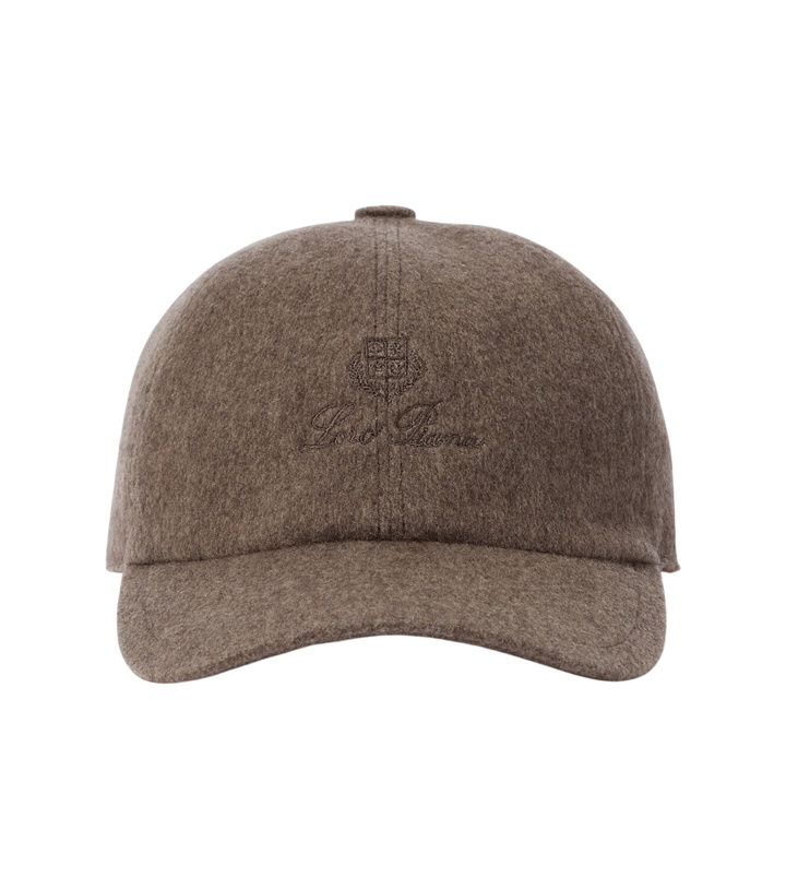 Photo: Loro Piana Logo cashmere baseball cap