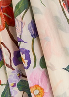Borgo DE Nor Ara Floral-print Silk-chiffon Cape - Multicoloured - One Size