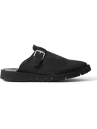 VINNY's - Pool Suede Mules - Black