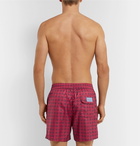 Rubinacci - Mid-Length Printed Swim Shorts - Pink