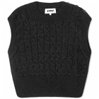 YMC Women's Farrow Knitted vest in Black