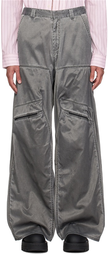 Photo: Y/Project Gray Gathered Trousers