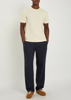 Paige Tiano Woven Trousers Navy