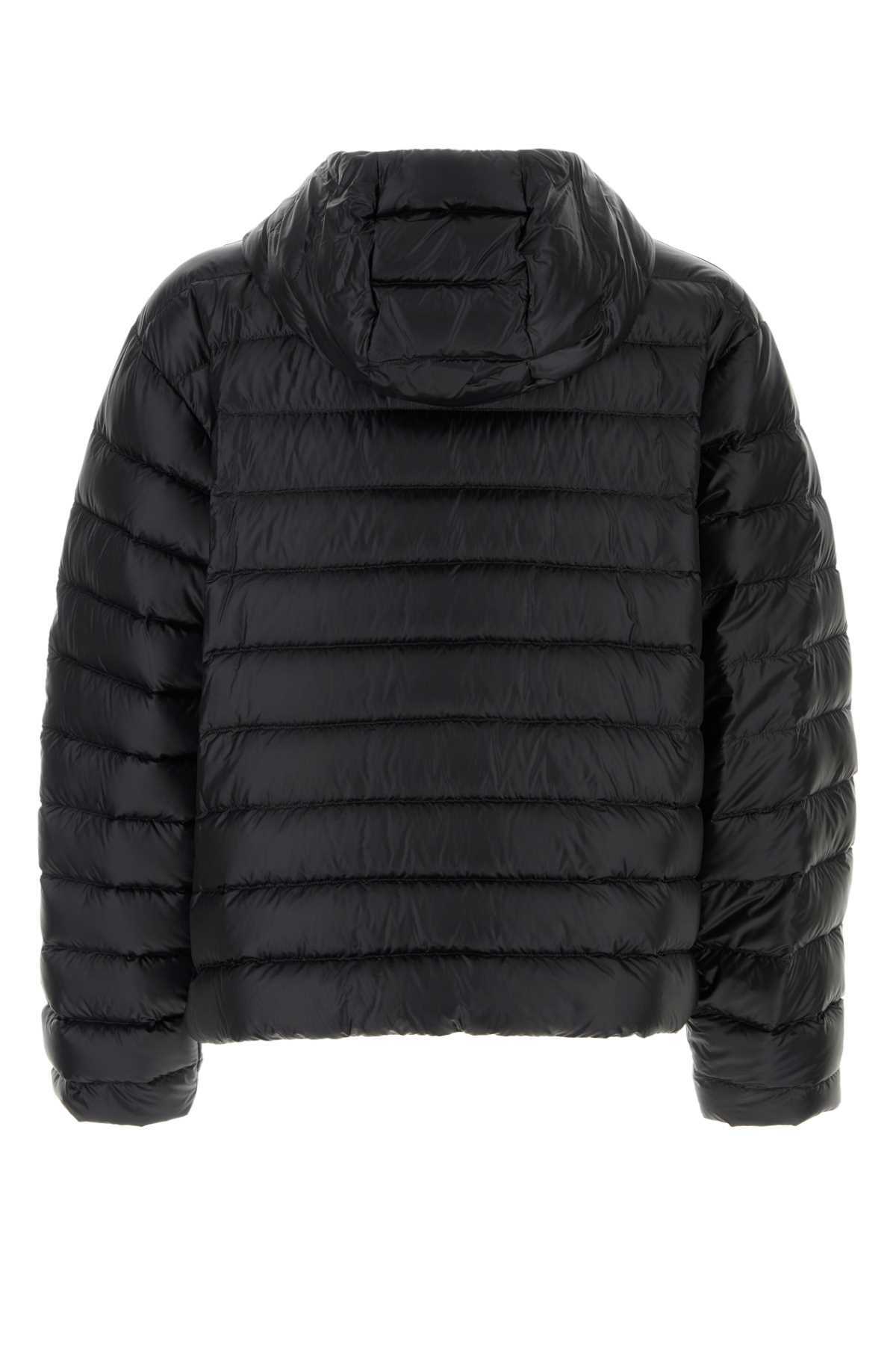 Jil Sander Black Nylon Down Jacket Jil Sander