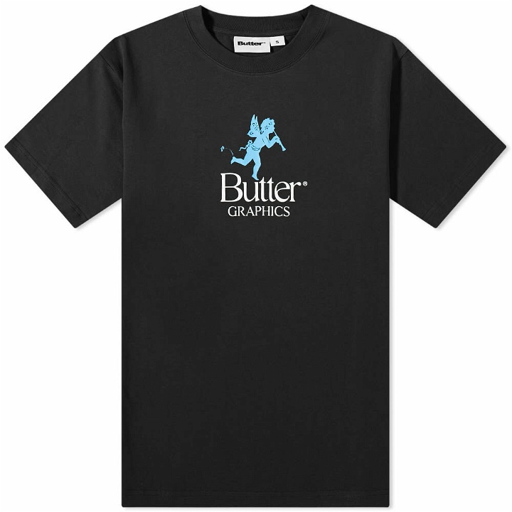 Photo: Butter Goods Men's Pixie Logo T-Shirt in Black