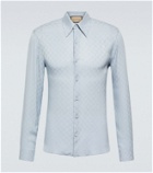 Gucci GG jacquard silk shirt