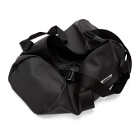 Essentials Black Coated Logo Duffle Bag