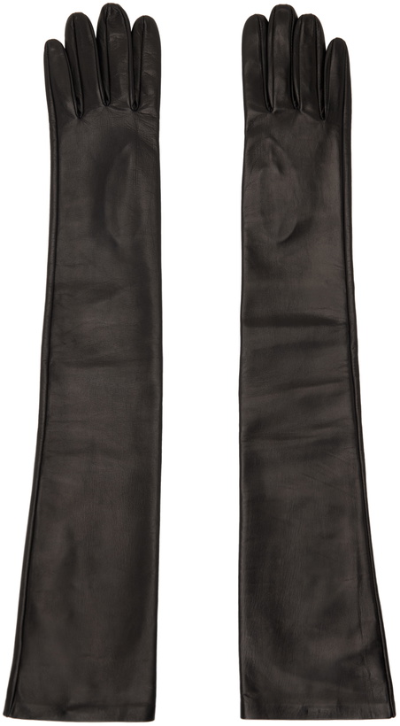 Photo: Jil Sander Black Long Gloves