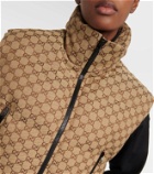 Gucci GG canvas puffer vest