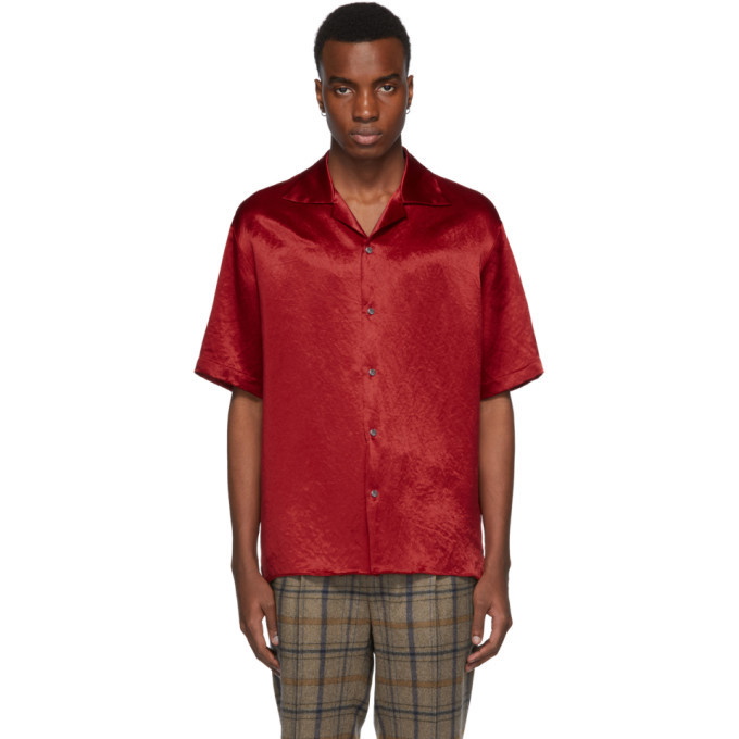 Photo: Gucci Red Satin Snake Skull Shirt