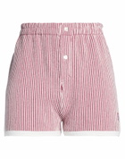Barrie Womens Shorts & Bermuda Shorts Burgundy