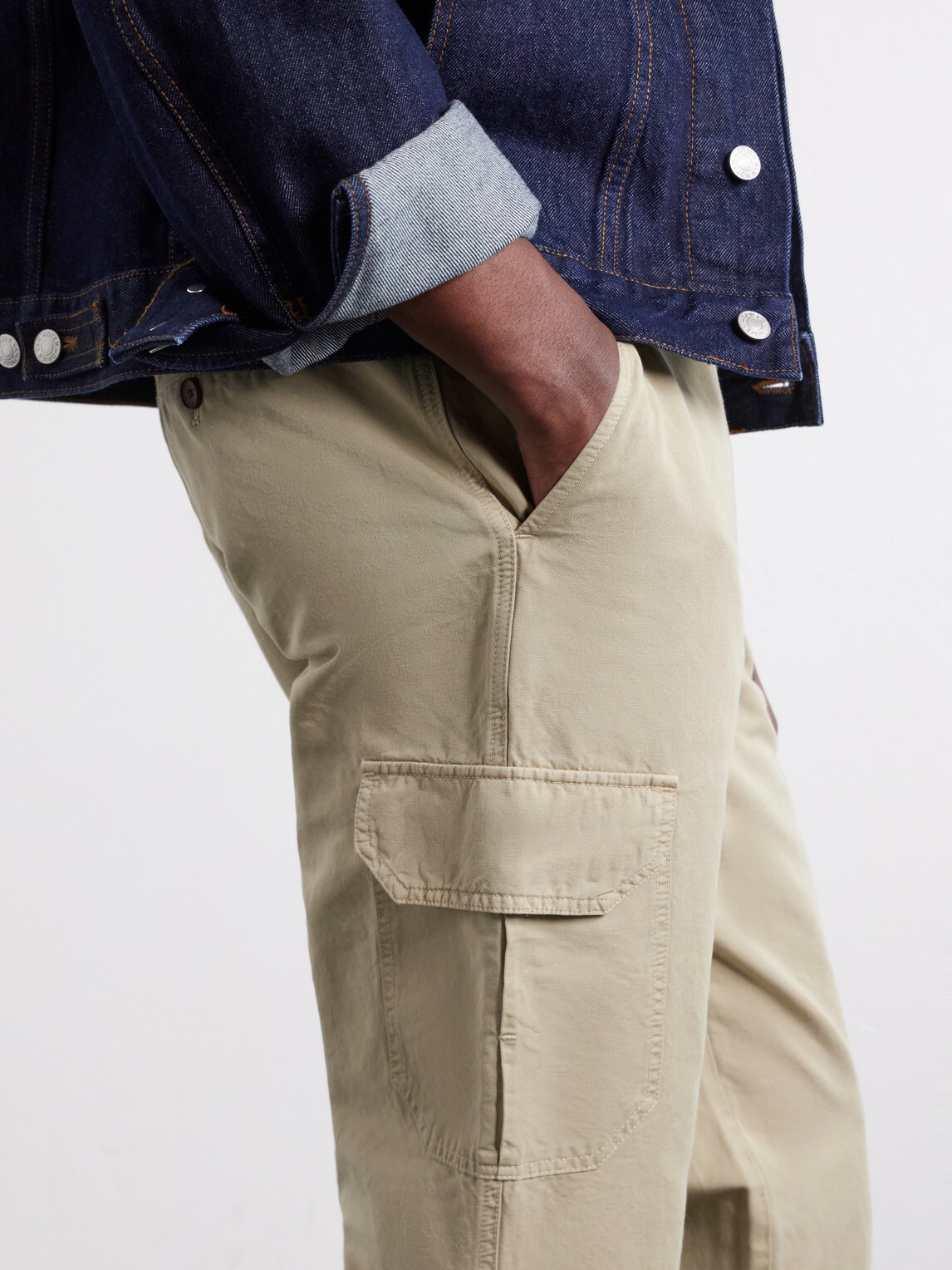Mr P. - Tapered Cotton and Linen-Blend Trousers - Neutrals