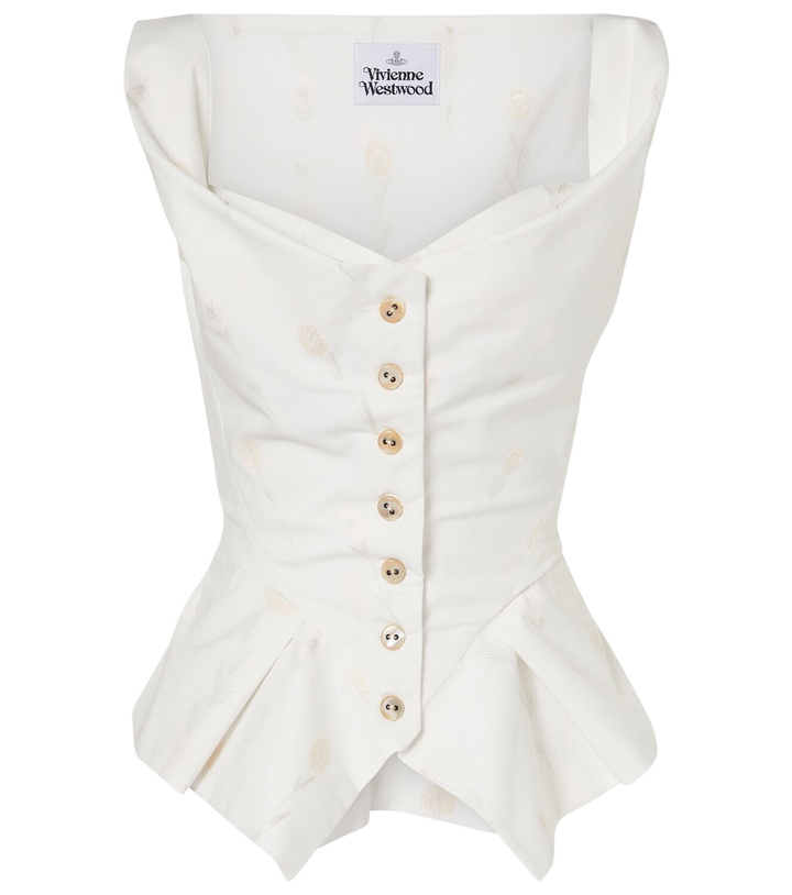 Photo: Vivienne Westwood Monday floral cotton-blend vest